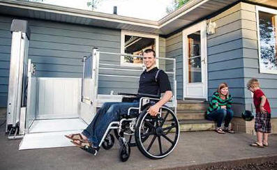 The PASSPORT is fully DC powered. On battery power alone, the lift can complete approximately 20 complete cycles, even fully-loaded.