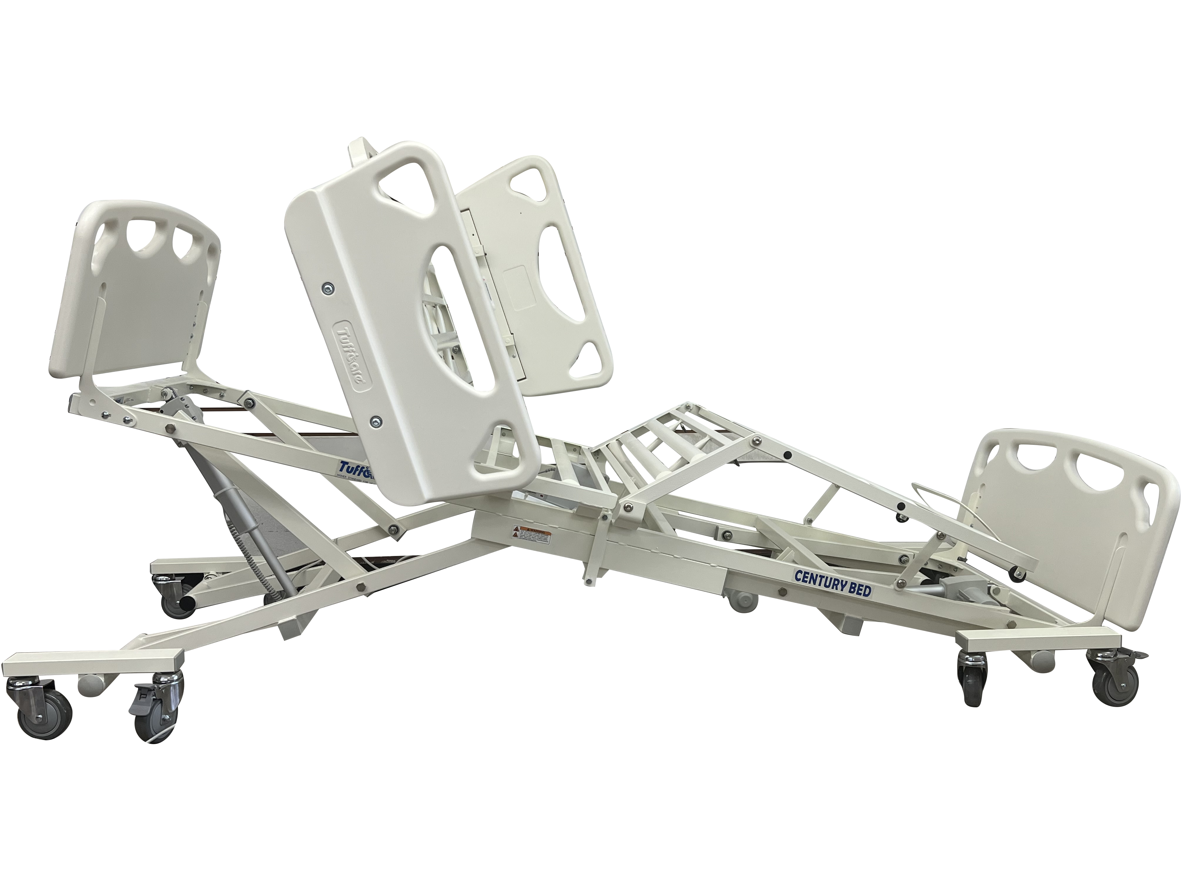 best price 3 motor fully electric high low hospital bed in Orange